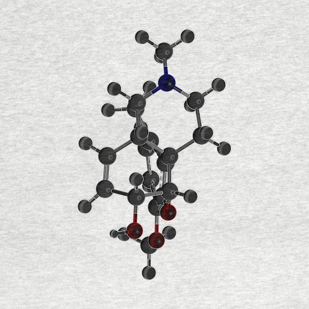 Codeine Molecule by ChemECool